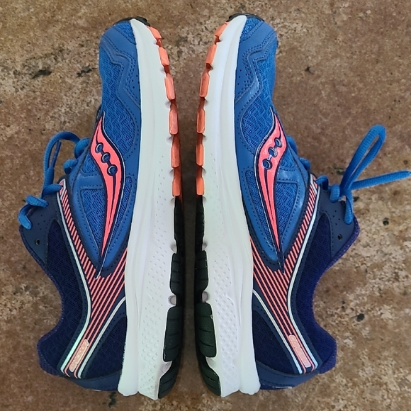 Saucony Cohesion 10 Women's Athletic Running Shoes in Blue Pink Womens Size 9 - Picture 6 of 14
